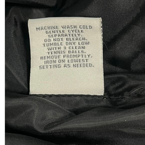 F.O.G by London Fog Outfitters Men’s Black Quilted Puffer Bomber Jacket Sz Lg - Picture 9 of 12